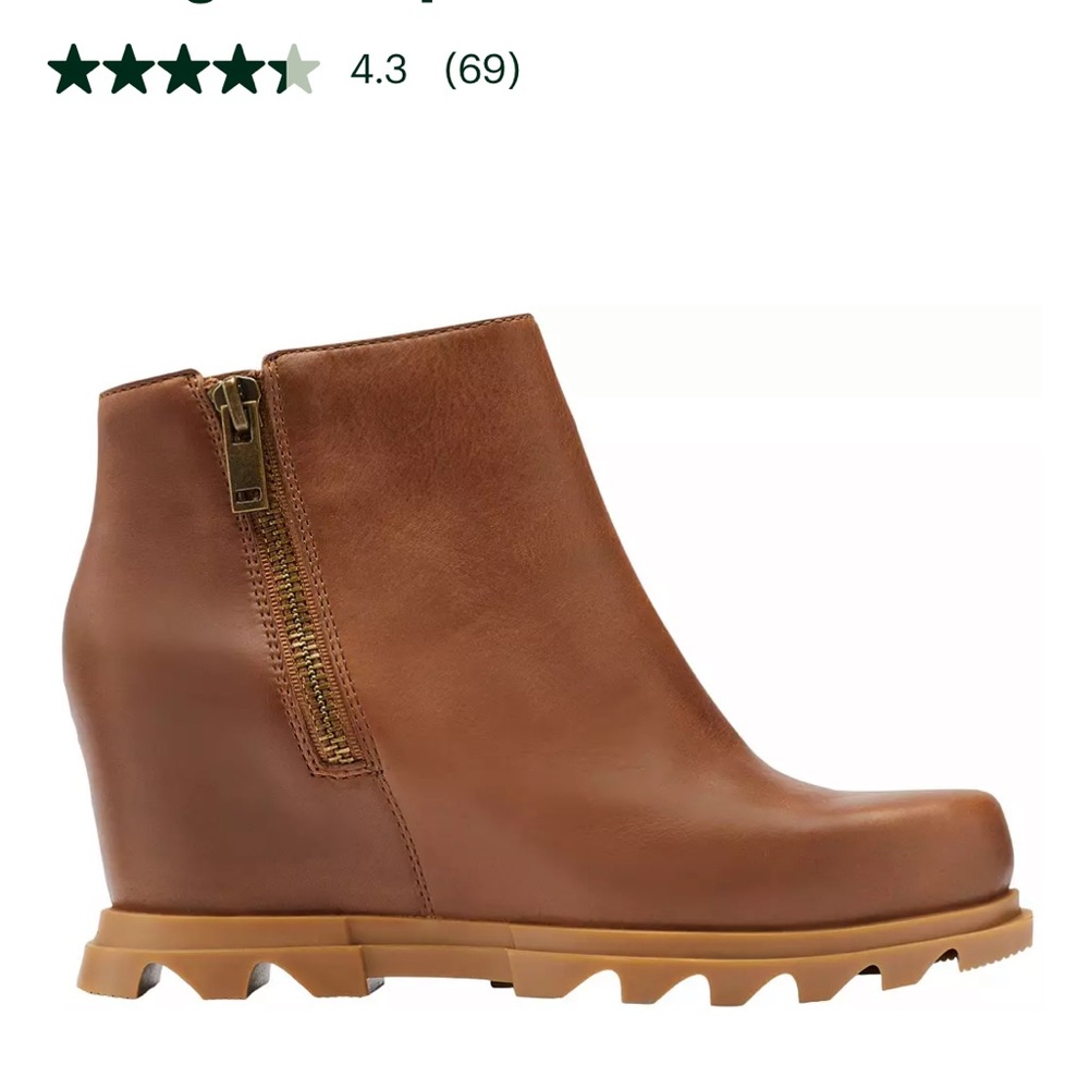 Authentic Sorel Joan of Arctic Wedge III Zip Booties – Size 7